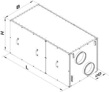 Вентс ВУТР 900 ТН Г ЕС А17 - Размеры