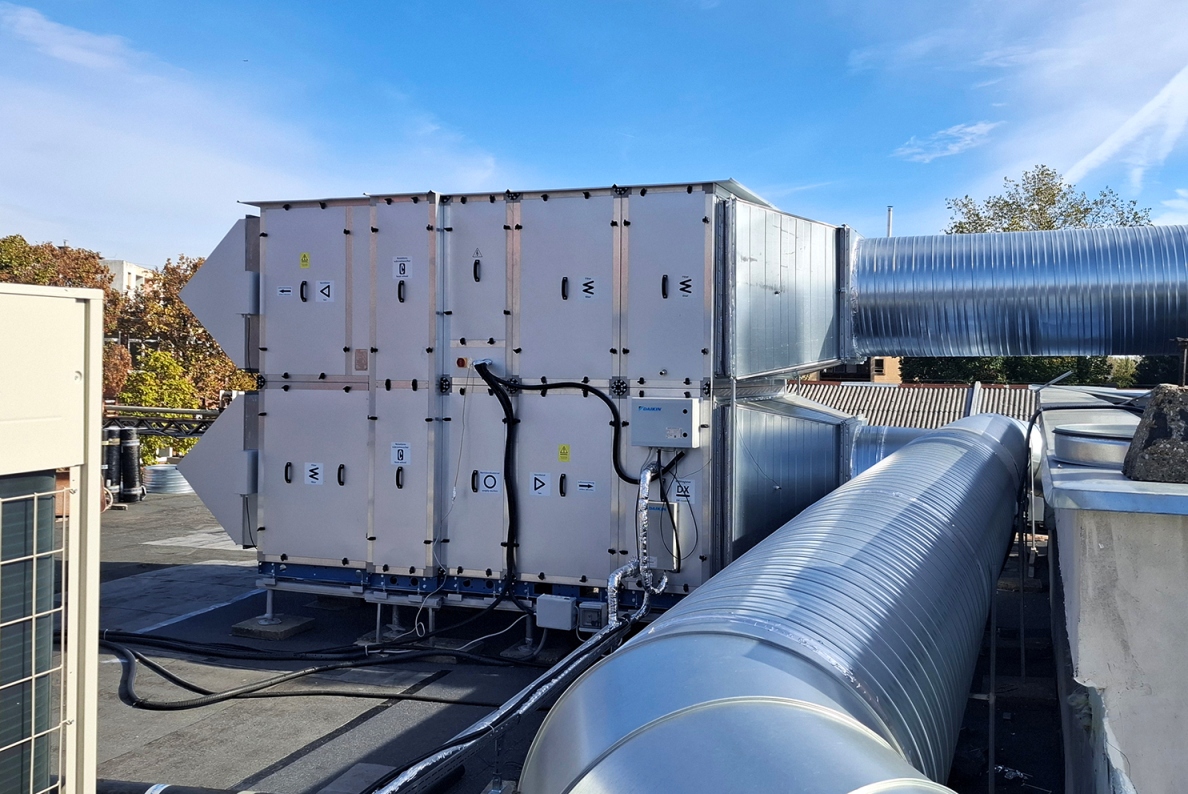 Новий проєкт вентиляції з установкою BlauAIR реалізовано на промисловій кухні в Будапешті