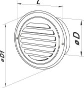 Вентс МВМ 125 бВ Н - Размеры