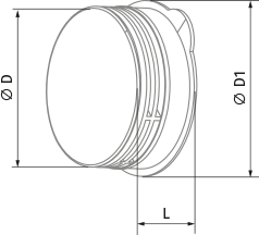 Вентс ФлексиВент 030275 - Размеры