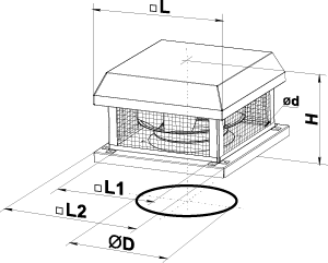 Вентс ВКГц 190 ЕС - Размеры