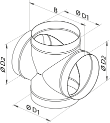 Вентс КМ 125 - Размеры