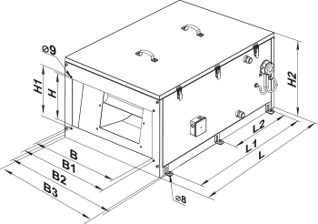 Вентс МПА 1200 В LCD - Размеры