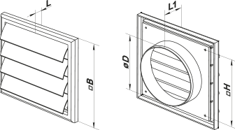 Вентс МВ 150 ВЖ - Размеры