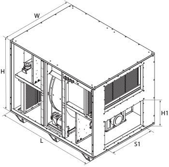 Вентс AirVENTS RH 9000 - Размеры