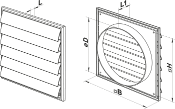 Вентс МВ 250/200 ВЖ - Размеры