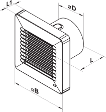 Вентс Альта 100-12 - Размеры
