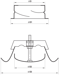 Вентс АМ 100 ВРФ - Размеры