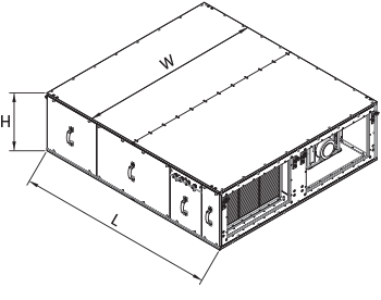 Вентс ВУТ 2500 ПБ ЕС - Размеры