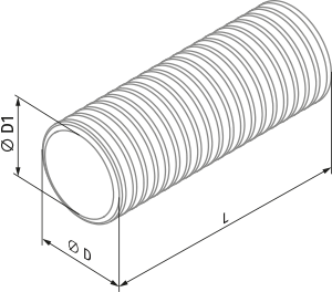 Вентс ФлексиВент 01755000 - Размеры