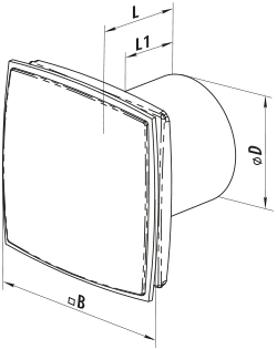Вентс 100 ЛД Лайт синий - Размеры