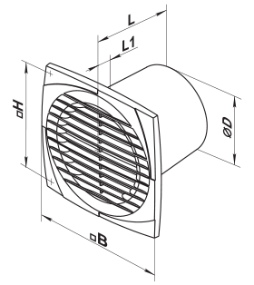 Вентс 100 Д Т К Л - Размеры