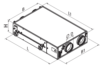 Вентс ВУЭ 550 ПБЭ ЕС П А21 DTV - Размеры