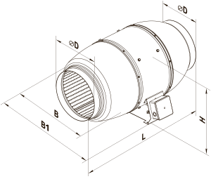 Вентс ТТ Сайлент-М 200 - Размеры