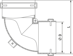 Вентс ФлексиВент 060390 - Размеры