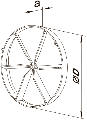 Вентс КО 125 - Размеры