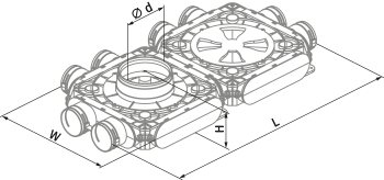 Вентс ФлексиВент 1051160/75х8 - Размеры