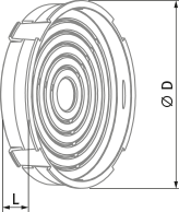 Вентс ФлексиВент 0790 - Размеры