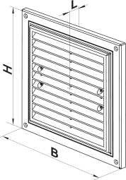 Вентс МВ 250x250 - Размеры