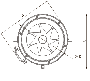 Вентс Primo EC 355 - Розміри