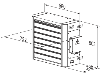 Вентс АОЕ 15 - Размеры