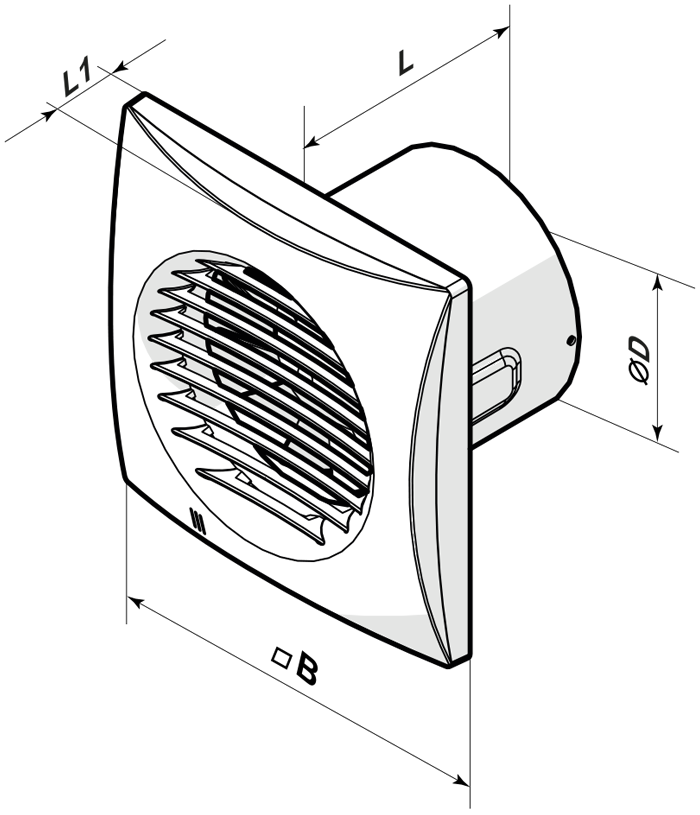 Вентс Квайт-Майлд 100 Дуо Т - Размеры