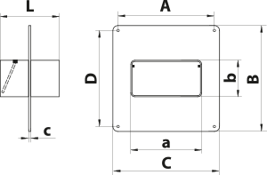 Вентс 7571 - Размеры