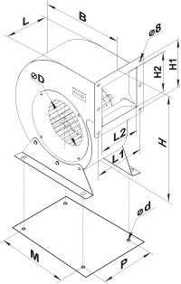 Вентс ВЦУ 2Е 160х62 - Размеры