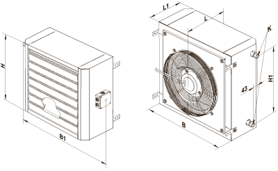 Вентс АОВ 25 - Размеры