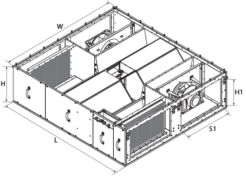 Вентс AirVENTS CFP 6000 - Размеры
