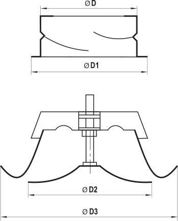 Вентс АМ 150 ПРФ - Размеры