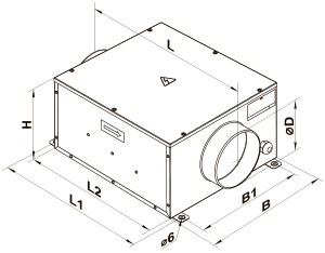 Вентс КСБ 315 - Размеры