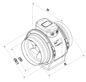 Вентс Буст 250 ЕС - Размеры