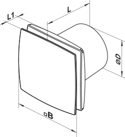 Вентс СО 100 - Размеры
