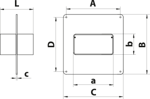 Вентс 757 - Размеры