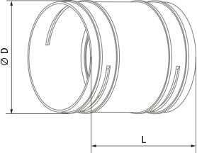 Вентс ФлексиВент 060175 - Размеры