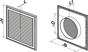 Вентс МВ 250/200 В - Размеры
