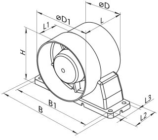 Вентс 100 ВКОк 12 - Размеры