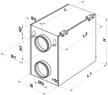 Вентс ПР 150 - Размеры